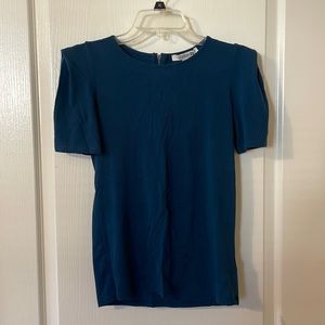 Forever 21 | S | Slight Puff Shoulder Blue T-Shirt